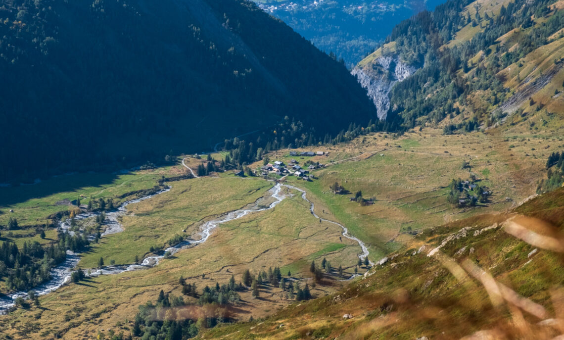 depuis les abords du glacier